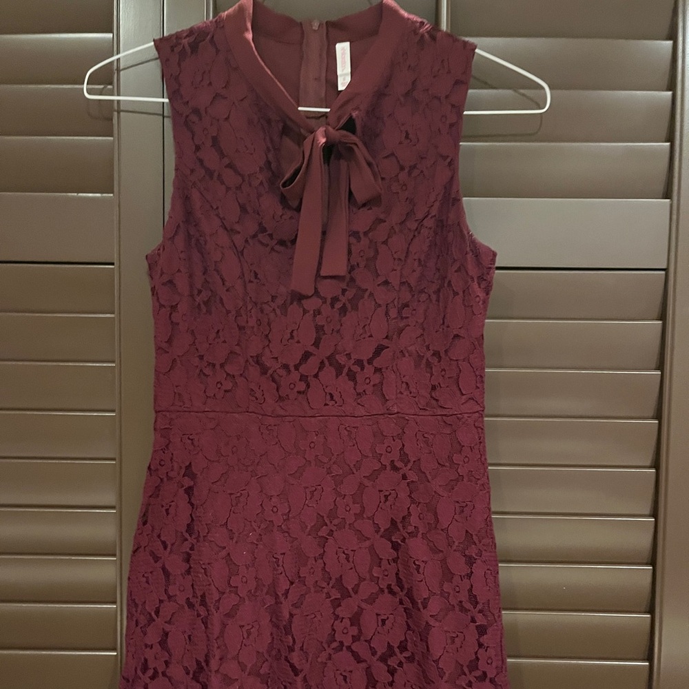 Lace Fit ‘n Flare short Dress